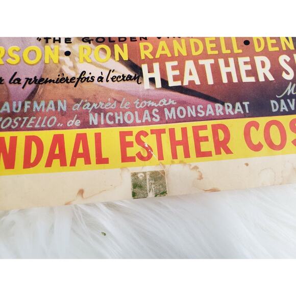 RARE BELGIAN VINTAGE ORIGINAL The‎ Golden Virgin Joan Crawford movie poster - Picture 4 of 10